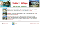 Desktop Screenshot of holiday.village.co.uk